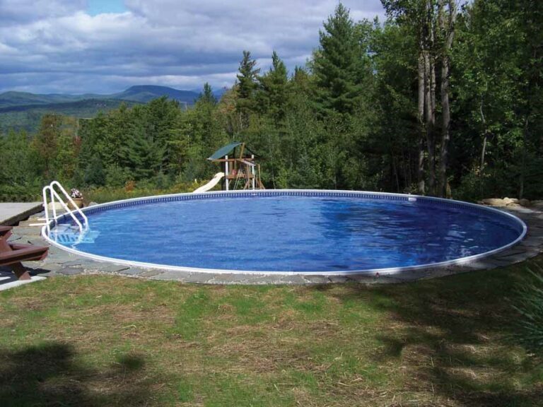 Leisure World Pools Semi Inground Pool Leisure World Pools and Spas